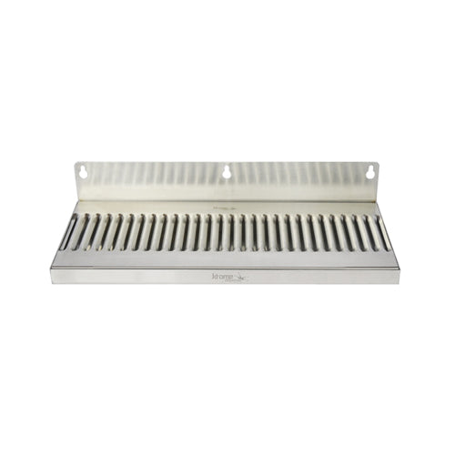 14" x 6" Stainless Steel Wall Mount Drip Tray