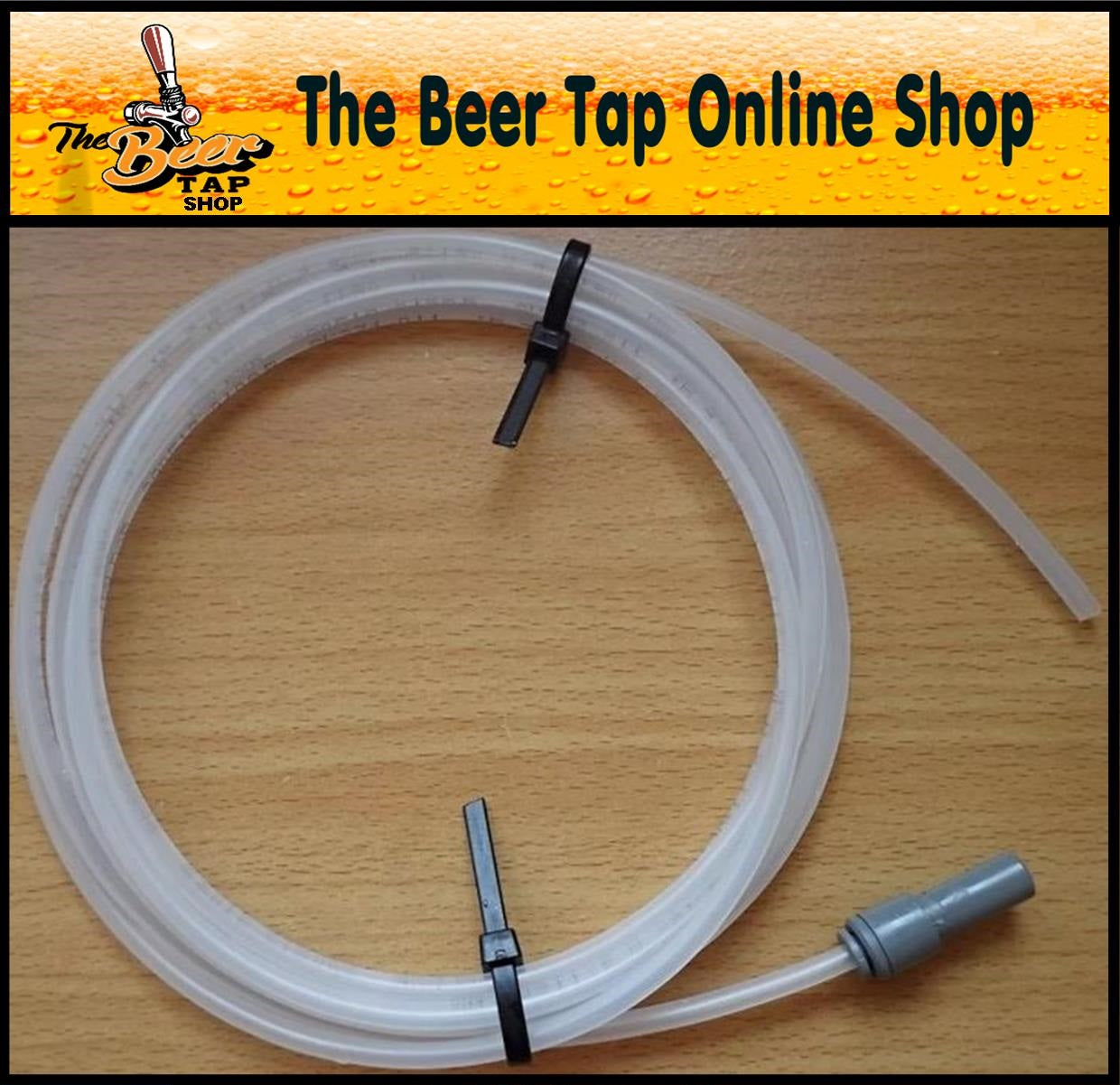 3/16" Beer Line with One JG 3/8" Stem or Two JG 3/8" Stem
