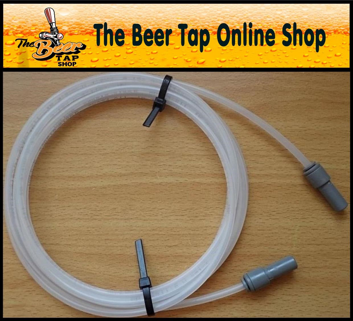 3/16" Beer Line with One JG 3/8" Stem or Two JG 3/8" Stem