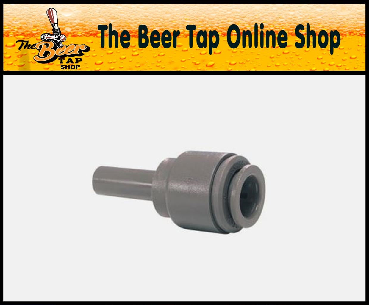 John Guest 5/16" Stem to 3/8" Tube Beer Line Enlarger