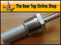 1/2" NPT Inline Aeration Diffusion Oxygen Stone 0.5 & 2.0 Micron