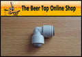 John Guest 3/8" to 3/16" Elbow Beer Line Reducer