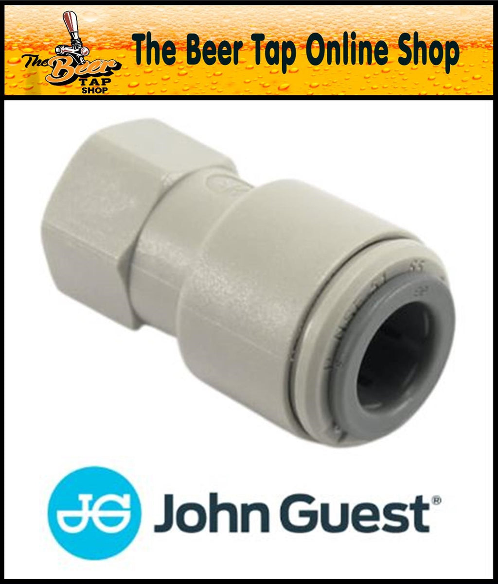 John Guest 3/8" 1/4" FFL Push-Fit Connector