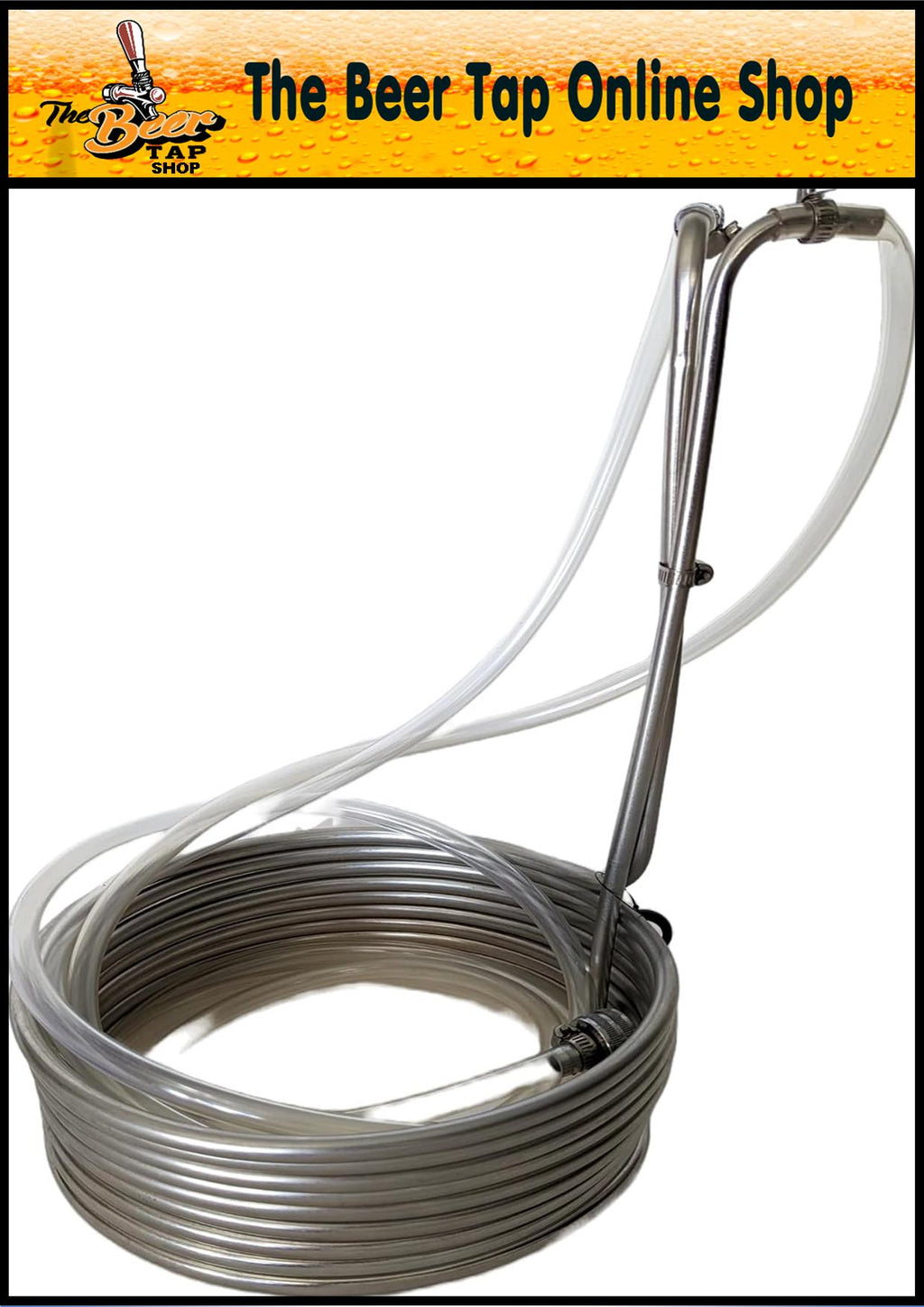 Stainless Steel Worth Chiller with Garden Hose Fittings