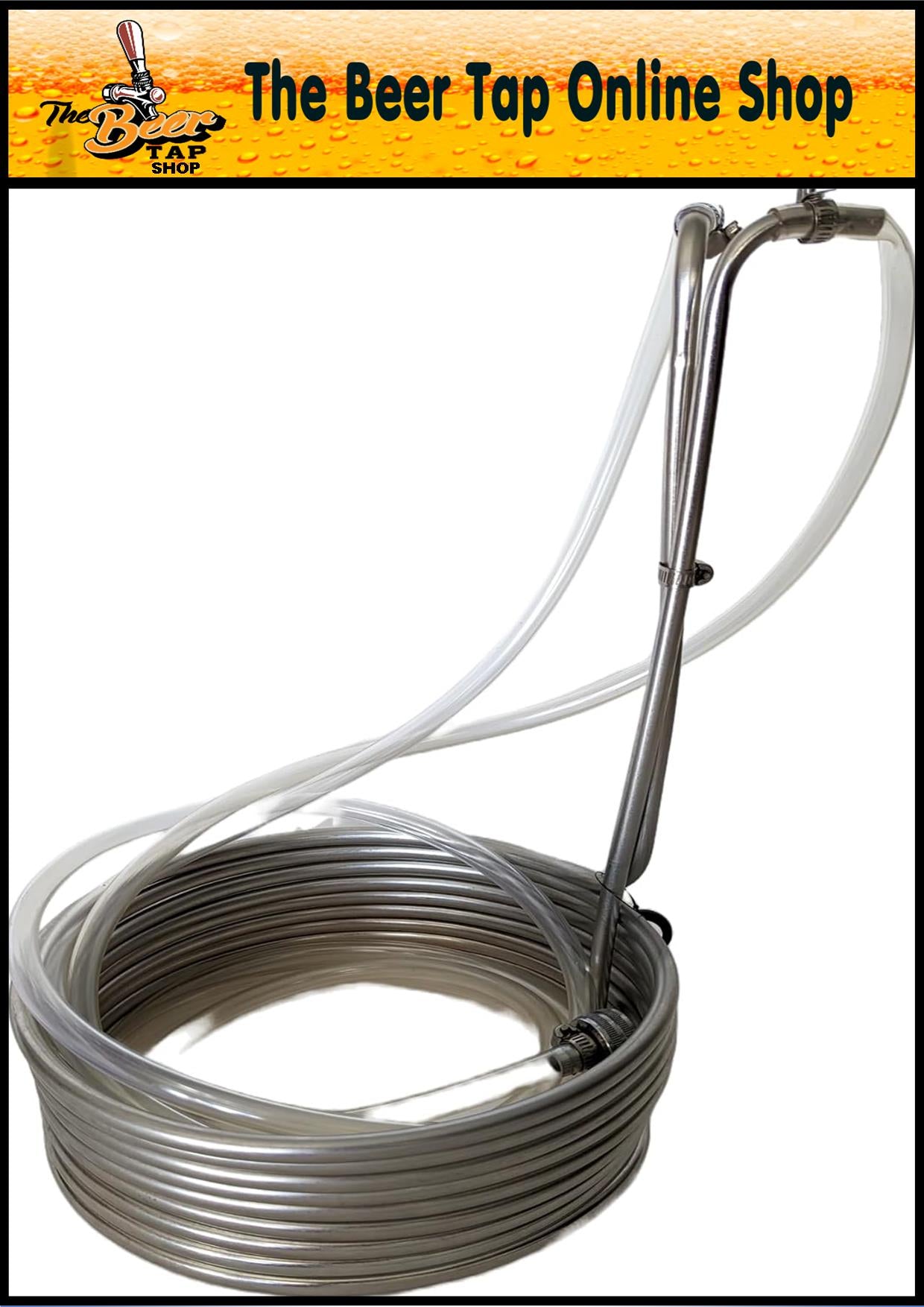 Stainless Steel Worth Chiller with Garden Hose Fittings