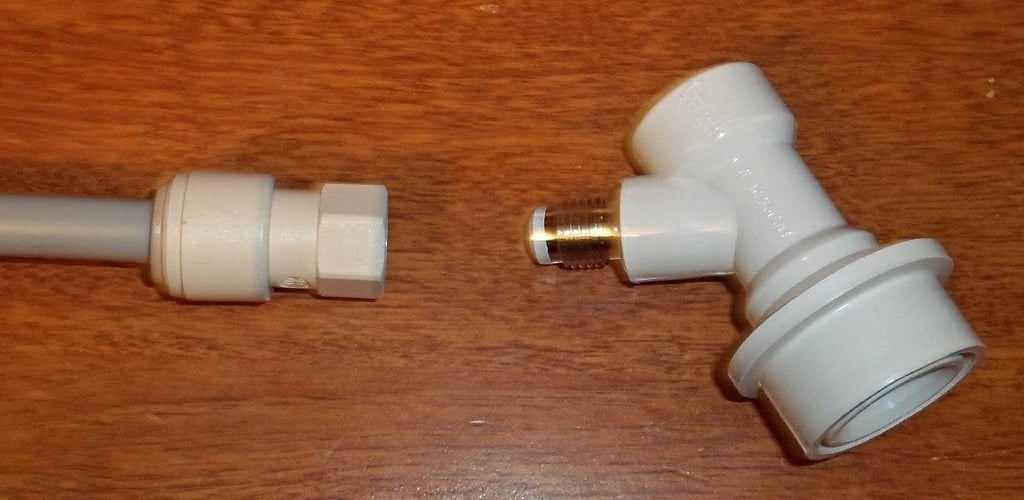 John Guest 3/8" 1/4" FFL Push-Fit Connector