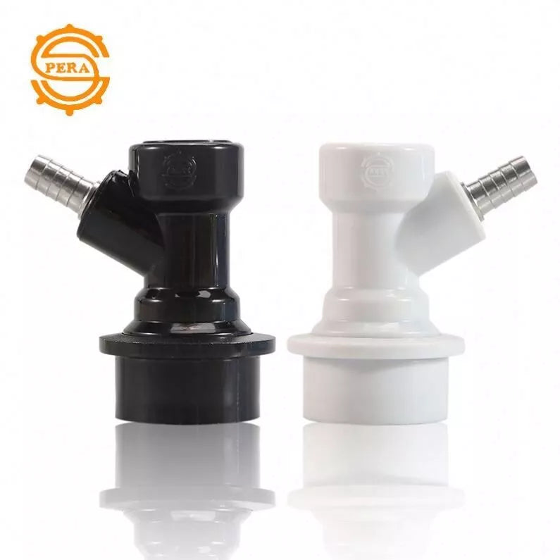 Gas & Liquid Ball Lock Disconnects With a 1/4" Barb