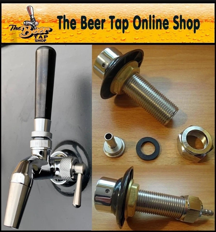 NukaTap Flow Control Stainless Steel Beer Tap & Shank